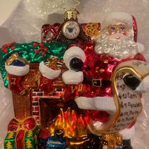 Christopher Radko “joyful visit” retired Ornament.